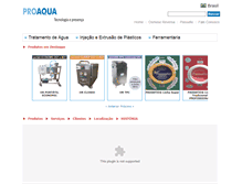 Tablet Screenshot of proaqua.net